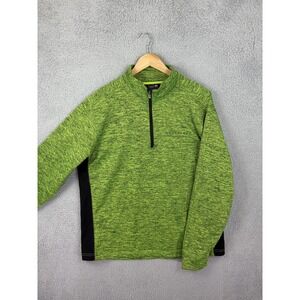Outfitter Trading Pullover Mens Large Green Fleece 1/4 Zip Keystone Colorado